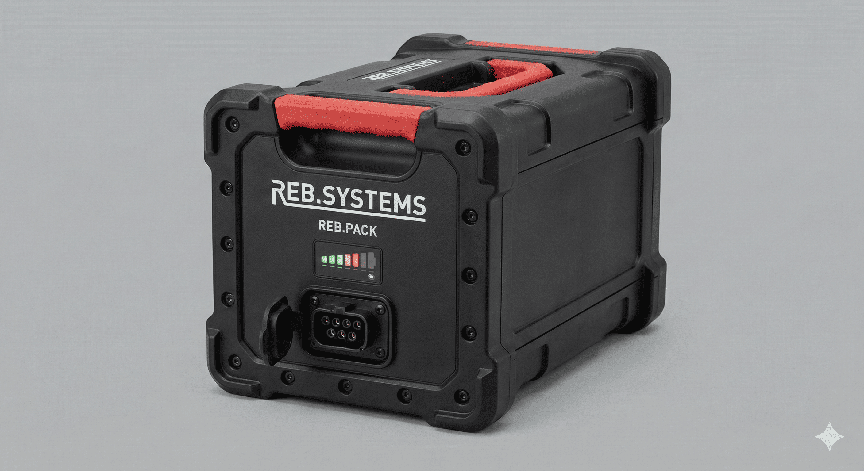 REB.PACK — swappable 5 kWh LiFePO4 battery for electric walking tractor and home storage
